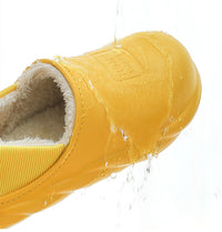 Wrap Heel Warm Couple Plush Thick Bottom Wool Cotton Shoes