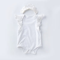 Baby Girl Sleeveless Wings Rompers Jumpsuit