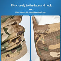 All In One Breathable Neck Gaiter With Sun Protection Perfect For Outdoor Use