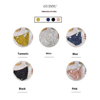 Pure Desire Underwear Women's Silky Embroidered Floral Decorations Low Waist Briefs