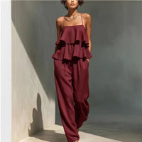 Women's Camisole And Casual Pants Set