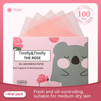 Oil-absorbing Sheets Face Oil Obsorbing Sheet 100 Pieces Fragrance