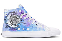 Printed Couple High-top Canvas Shoes