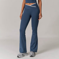 Women's Skinny Yoga Pants Micro-pull Cross High Waist