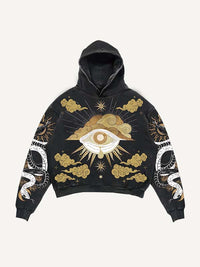 Fashion Casual Printed Polyester Sweater