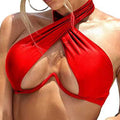 Multi-color Underwire Bikini Top A Multi-wear Small Breasted Female Swimsuit
