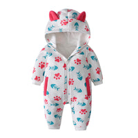 Cute Baby Knitted Cotton One-piece Crawling Suit