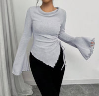 Design Sense Rope Slim Pullover Women