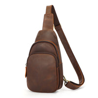 Men's First-Layer Cowhide Shoulder Bag