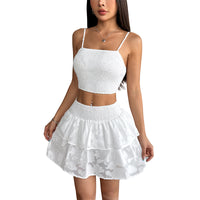 Womens Camisole And Skirt Two-piece Set
