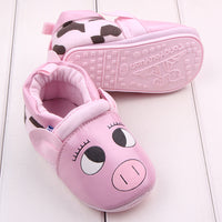 Cartoon antiskid rubber sole baby shoes