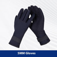 5MM Professional Diving Mittens Swimming Surfing Cold-proof