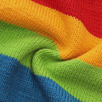 Knitted Rainbow Rompers