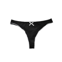 Comfortable Breathable Traceless Solid Color Bow Women's Underwear