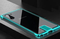 Transparent glass mobile phone case