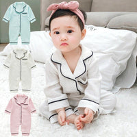 Long Sleeve Infant Home Creeper Bodysuit