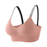 Silver-Backed Vest With Underwire Without Underwire