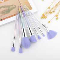 Water drop pattern makeup brush set