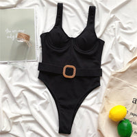 Women's Solid Color Bikini Swimsuit