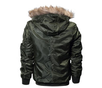3D Plus Velvet Thick Winter Coat Coat Military Wear Tide Coat