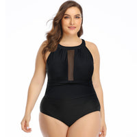 Mesh one-piece swimsuit ladies
