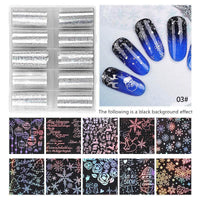 Nail Art Christmas Star Sticker