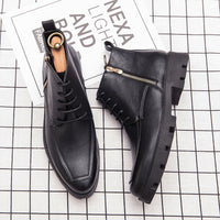 Korean version of plus warm Martin boots
