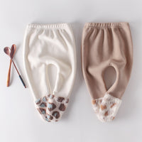 Baby Newborn Clothes Hooded Jumpsuit Plus Velvet Thickening