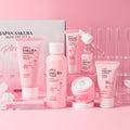 Six-piece Set Of Cherry Blossom Skin Care Cleansing