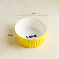 Protect cervical spine cat food bowl cat food bowl pet bowl