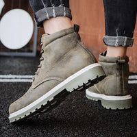 Men's Martin boots in autumn and winter