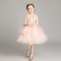 Girls' pompous gauze princess skirt