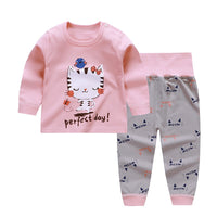Spring and autumn new children's underwear suits