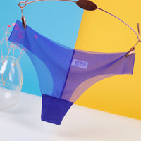 Underwear Ladies New T-back Mesh Cute Girl Heart Cotton Bottom Crotch