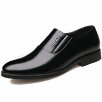 Invisible Increase Men's Shoes 6cm Pointed Toe Business Suits Men's Leather Shoes