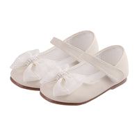 Princess PU Leather Bow Flower Girl Shoes