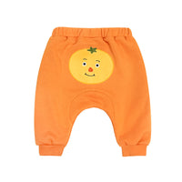 Cute Cartoon Children's Pants With Elastic High Waist