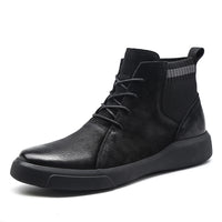 Martin Boots Men's High-Top Leather Short Boots Winter