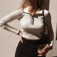 Shirt French Style Slim Fit Sunken Stripe