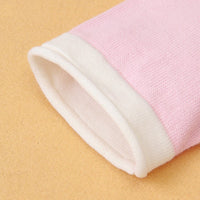 Short sleeve knitted solid color fart romper