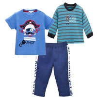 Spring And Summer Baby Clothes Three-piece Romper Suit