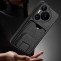 Applicable To Pura70pro Phone Case Card Holder Bracket All-inclusive Business