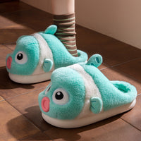 Home Comfortable Thickened Cotton Slippers For Women Lip Enhancement Clownfish