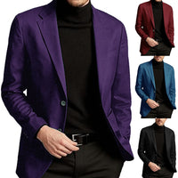 Men's Solid-color Loose Casual Jacket