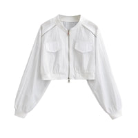 Short American-style Vintage Workwear Jacket