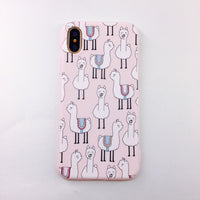 Alpaca grass mud horse animal phone case