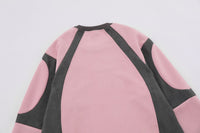 American Retro Deerskin Velvet Stitching Motorcycle Sweater Street