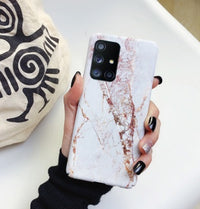 Frosted marble phone case