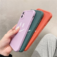 Simple smile for 12/11Pro/Max/miniX/XS/XR mobile phone case