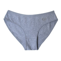 Women's Cotton Underwear Mid-waist Heart-shaped Briefs